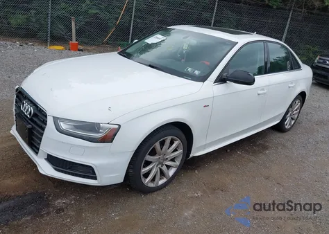 2014 Audi A4 2.0T Premium from USA, damaged, VIN WAUBFAFL6EA064847